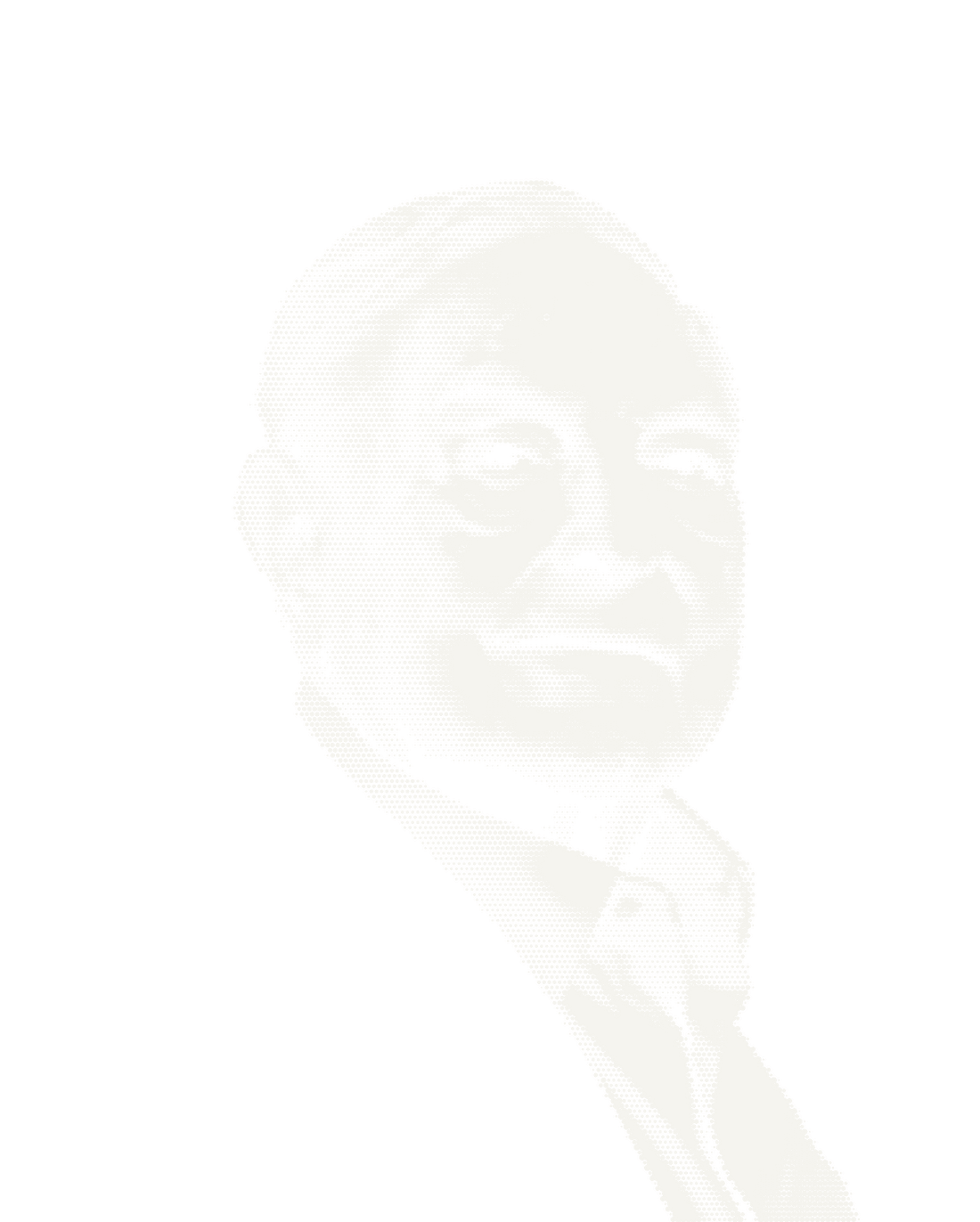Halftone portrait of George Soros